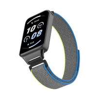 Ремешок с нейлоновой петлей для Honor Band 9 (серый)