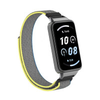 Ремешок с нейлоновой петлей для Honor Band 9 (серый)