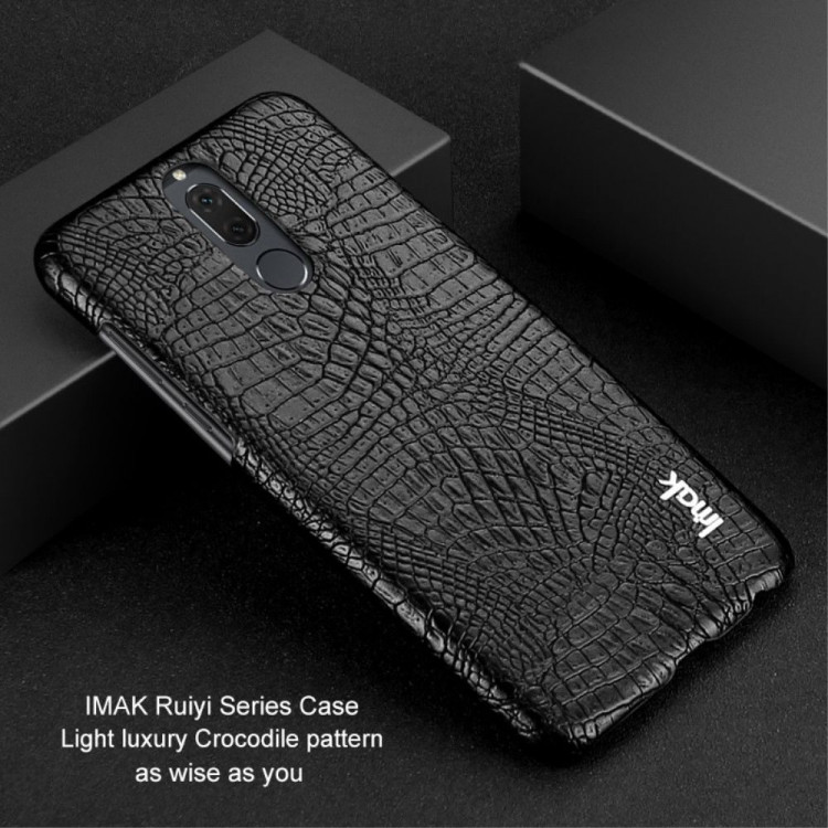Чехол-накладка iMak Ruiyi Crocodile для Mate 10 Lite / Nova 2i (черный)