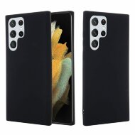 Силиконовый чехол Mobile Shell для Samsung Galaxy S22 Ultra (черный)