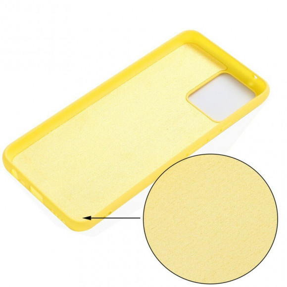 Силиконовый чехол Mobile Shell для Realme 8 / Realme 8 Pro (желтый)