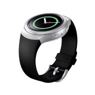 Силиконовый ремешок для Samsung Gear S2 (черный)