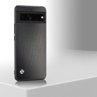 Чехол из искусственной кожи для Google Pixel 7 Pro (карбон)