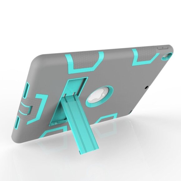 Гибридный TPU чехол для Apple iPad Pro 10.5 / iPad Air (2019) (серый + голубой) Гибридный TPU чехол для Apple iPad Pro 10.5 / iPad Air (2019) (серый + голубой)