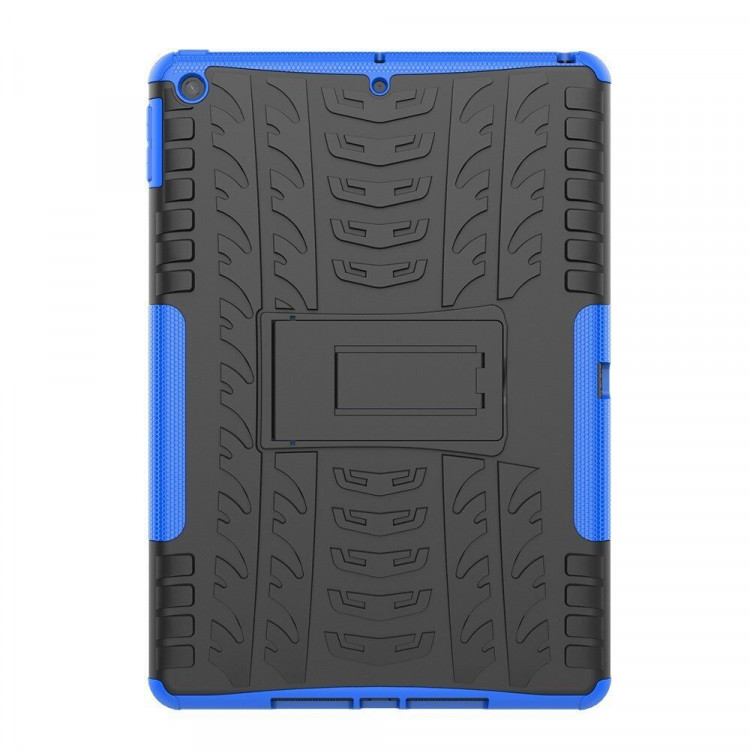 Чехол Hybrid Armor для Apple iPad 10.2 (черный + голубой)