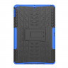 Чехол Hybrid Armor для Apple iPad 10.2 (черный + голубой)