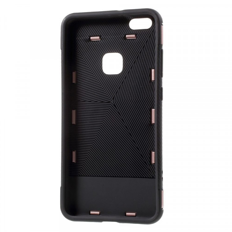 Чехол Hybrid Kickstand для Huawei P10 Lite (розовое золото)