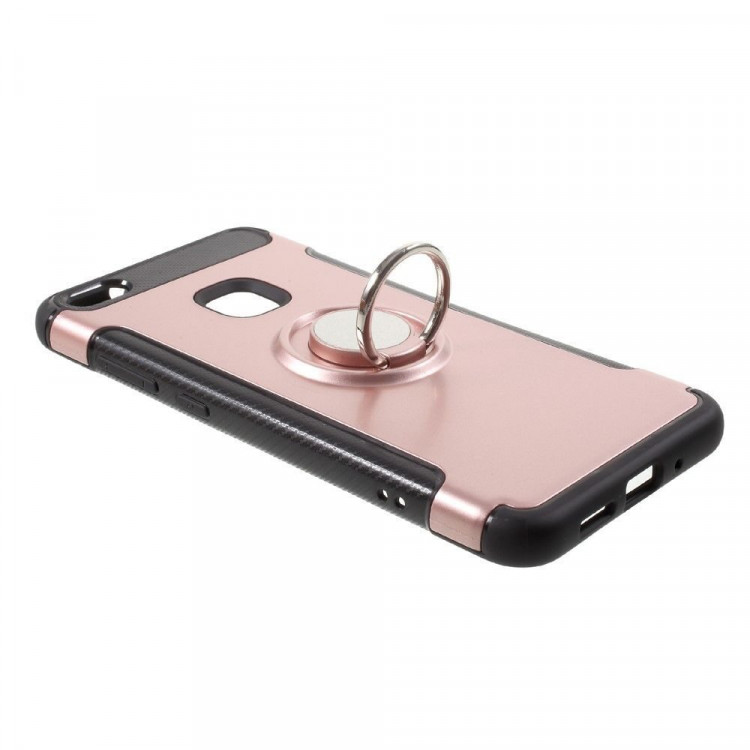 Чехол Hybrid Kickstand для Huawei P10 Lite (розовое золото)