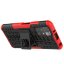 Чехол Hybrid Armor для Xiaomi Redmi 10 / Redmi 10 2022 (черный + красный)