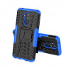 Чехол Hybrid Armor для Huawei Mate 20 Lite (черный + голубой)