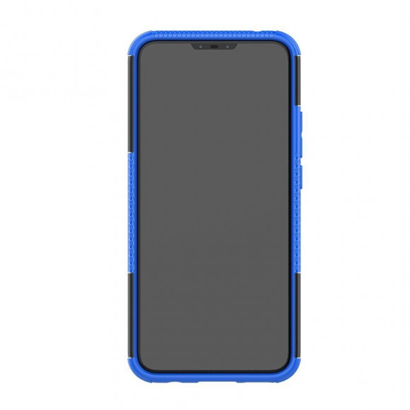 Чехол Hybrid Armor для Huawei Mate 20 Lite (черный + голубой)