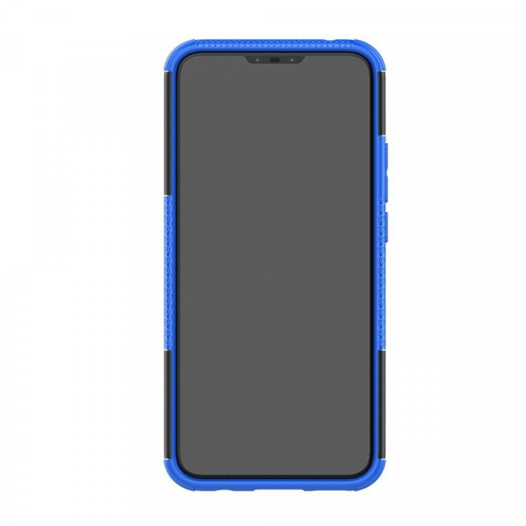 Чехол Hybrid Armor для Huawei Mate 20 Lite (черный + голубой)