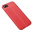 Чехол-накладка Litchi Grain для iPhone 8 / iPhone 7 / iPhone SE (2020) / iPhone SE (2022) (красный)