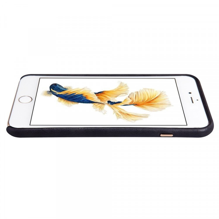 Кожаный чехол - накладка NILLKIN Englon для iPhone 7 Plus (черный)