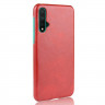 Кожаная накладка-чехол для Huawei Nova 5 / Nova 5 Pro (красный)