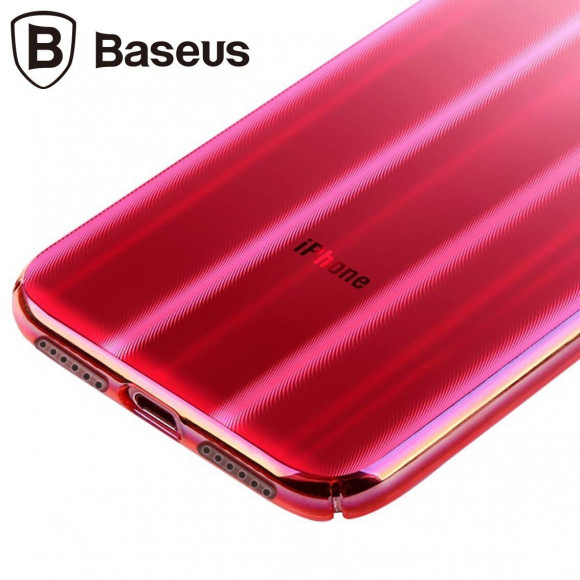 Чехол Baseus Aurora Series для iPhone XR (красный) Чехол Baseus Aurora Series для iPhone XR (красный)