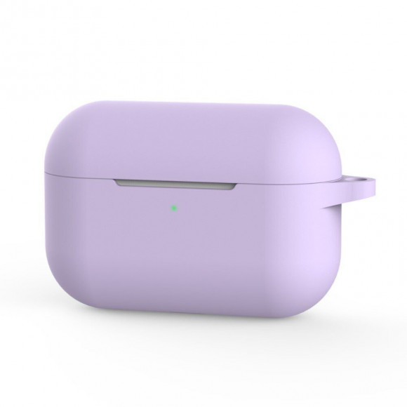 Силиконовый чехол для наушников Apple AirPods Pro (фиолетовый) Силиконовый чехол для наушников Apple AirPods Pro (фиолетовый)