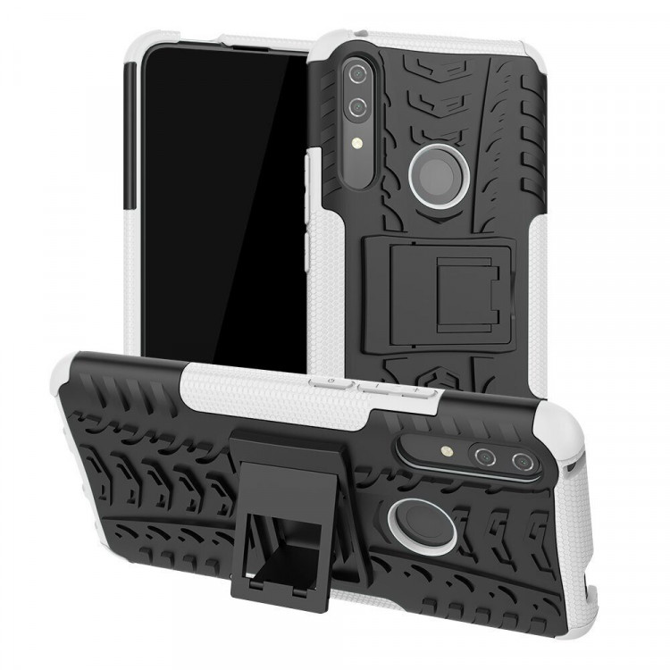 Чехол Hybrid Armor для Huawei P Smart Z / Honor 9X (STK-LX1) (черный + белый)