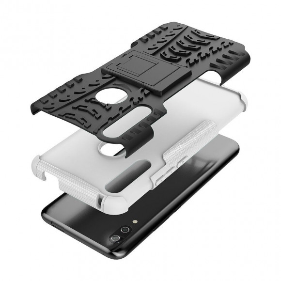 Чехол Hybrid Armor для Huawei P Smart Z / Honor 9X (STK-LX1) (черный + белый) Чехол Hybrid Armor для Huawei P Smart Z / Honor 9X (STK-LX1) (черный + белый)