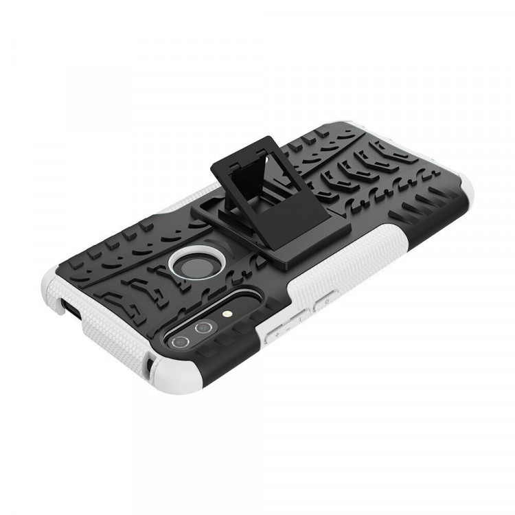 Чехол Hybrid Armor для Huawei P Smart Z / Honor 9X (STK-LX1) (черный + белый)
