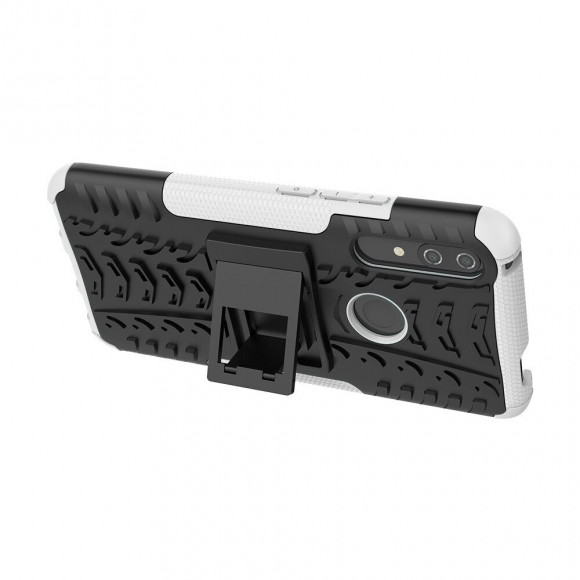 Чехол Hybrid Armor для Huawei P Smart Z / Honor 9X (STK-LX1) (черный + белый) Чехол Hybrid Armor для Huawei P Smart Z / Honor 9X (STK-LX1) (черный + белый)