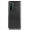 Кожаная накладка-чехол для Honor 30S (CDY-NX9A) (черный)