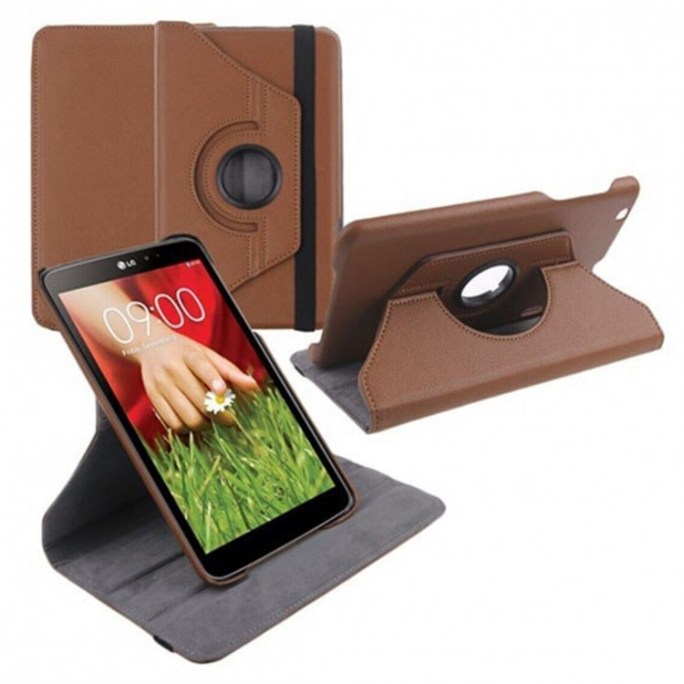 Поворотный чехол для LG G Pad 8.3 (коричневый)
