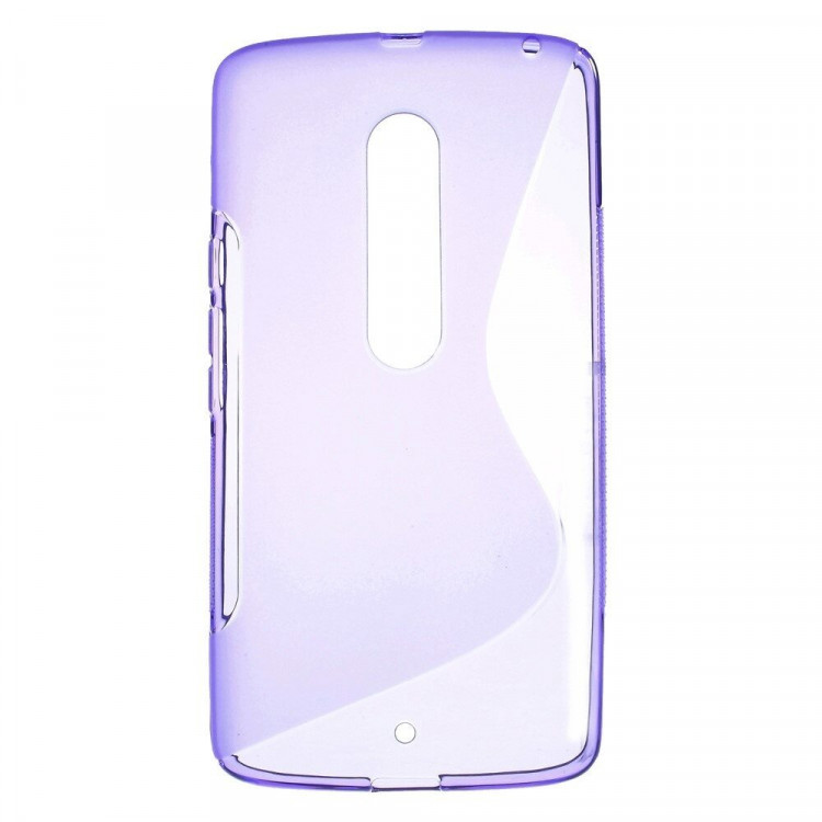 Нескользящий чехол для Motorola Moto X Style (фиолетовый)