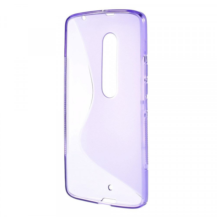 Нескользящий чехол для Motorola Moto X Style (фиолетовый)