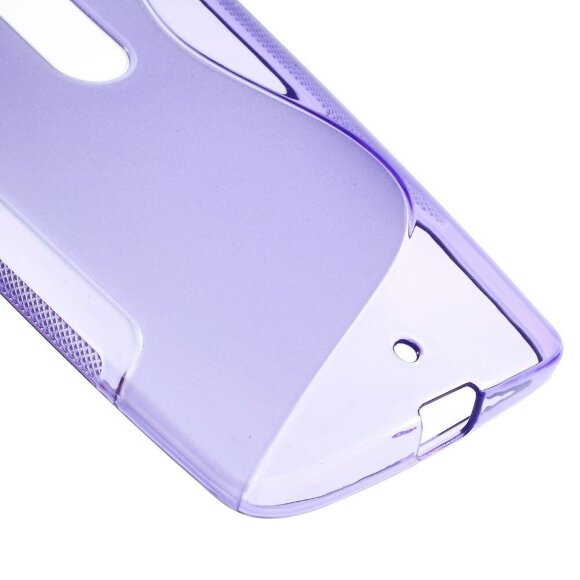 Нескользящий чехол для Motorola Moto X Style (фиолетовый)