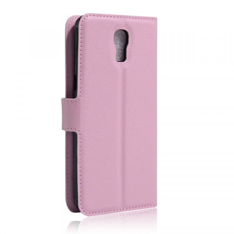 Чехол с визитницей для LG X Screen (розовый)
