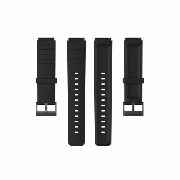 Силиконовый ремешок для часов 18мм (черный) Силиконовый ремешок для часов 18мм (черный)