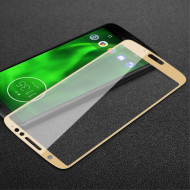 Защитное стекло 3D для Motorola Moto G6 (золотой)