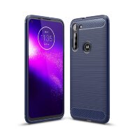 Чехол-накладка Carbon Fibre для Motorola Moto G8 Power (темно-синий) Чехол-накладка Carbon Fibre для Motorola Moto G8 Power (темно-синий)