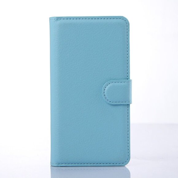 Чехол с визитницей для Lenovo S850 (голубой) Чехол с визитницей для Lenovo S850 (голубой)