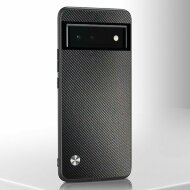 Чехол из искусственной кожи для Google Pixel 6a (карбон)