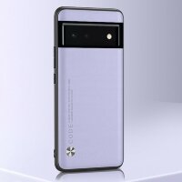 Чехол из искусственной кожи для Google Pixel 6 (светло-фиолетовый)