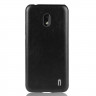 Кожаная накладка-чехол для Nokia 2.2 (черный)
