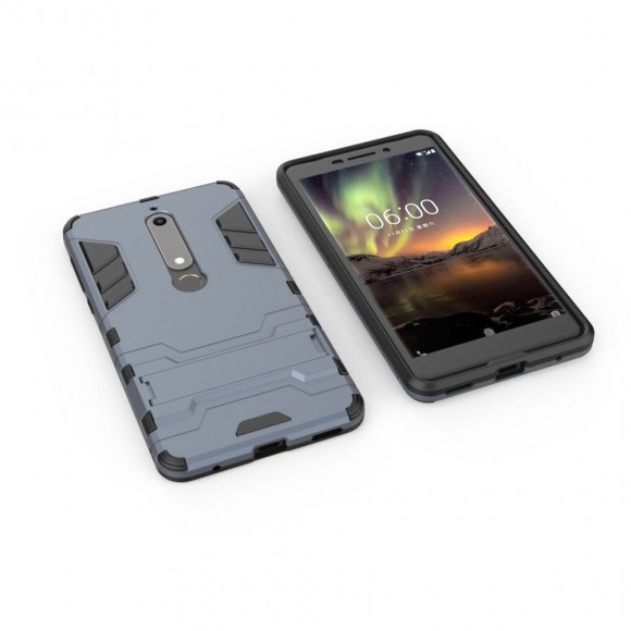 Чехол Duty Armor для Nokia 6 (2018) / Nokia 6.1 (темно-синий)