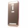 Алюминиевый бампер-чехол для ASUS ZenFone Go ZB551KL (розовое золото)