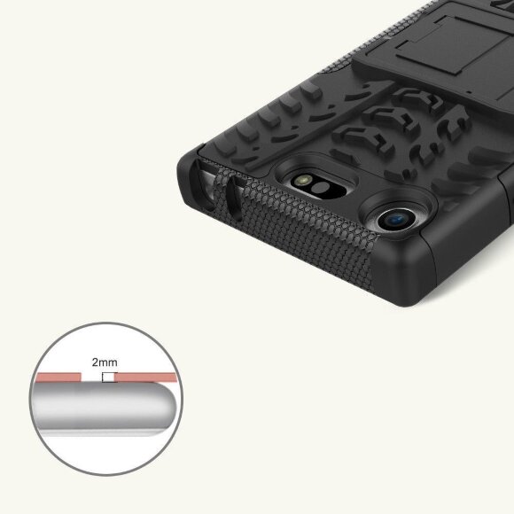 Чехол Hybrid Armor для Sony Xperia XZ1 Compact (черный)