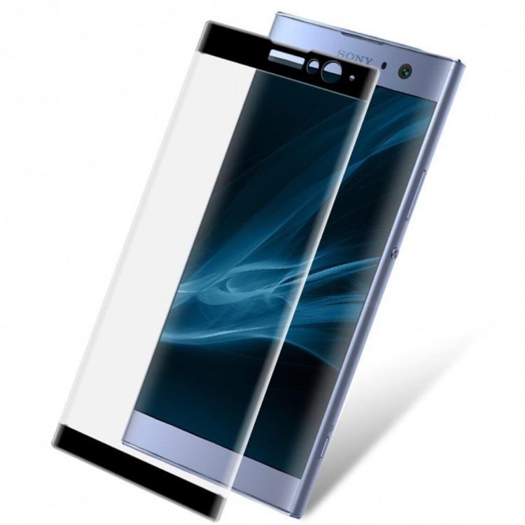 Защитное стекло 3D для Sony Xperia XA2 Plus (черный)