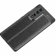 Чехол-накладка Litchi Grain для Honor 80 Pro (черный) Чехол-накладка Litchi Grain для Honor 80 Pro (черный)