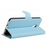 Чехол-книжка с визитницей для ZTE Blade V7 (голубой)