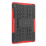 Чехол Hybrid Armor для Samsung Galaxy Tab S5e SM-T720 / SM-T725 (черный + красный)