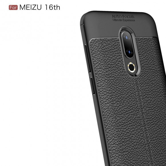 Чехол-накладка Litchi Grain для Meizu 16th (M882H) (красный)