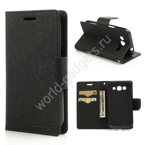 Горизонтальный чехол для Samsung Galaxy Win / i8550 (черный)