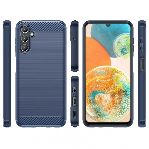 Чехол-накладка Samsung Galaxy A14 (SM-A145) (темно-синий) Чехол-накладка Samsung Galaxy A14 (SM-A145) (темно-синий)