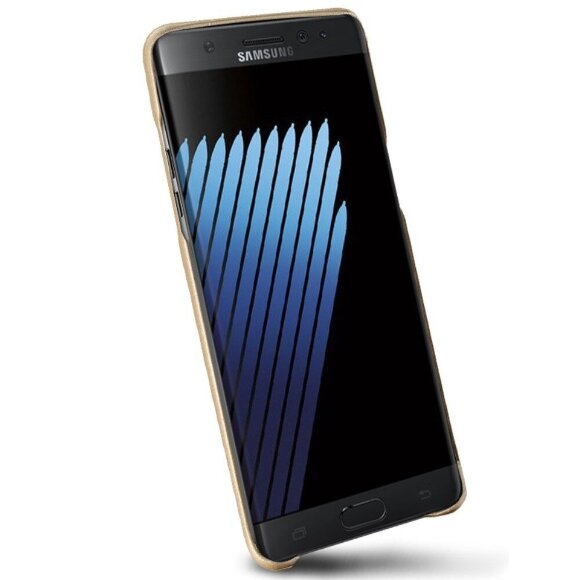 Кожаная накладка LENUO для Samsung Galaxy Note 7 (золотой)
