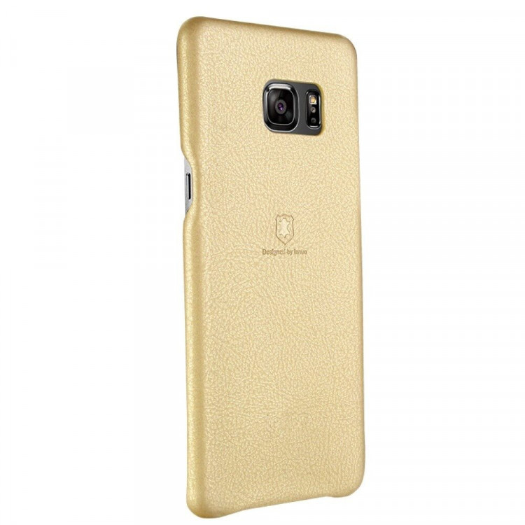 Кожаная накладка LENUO для Samsung Galaxy Note 7 (золотой)